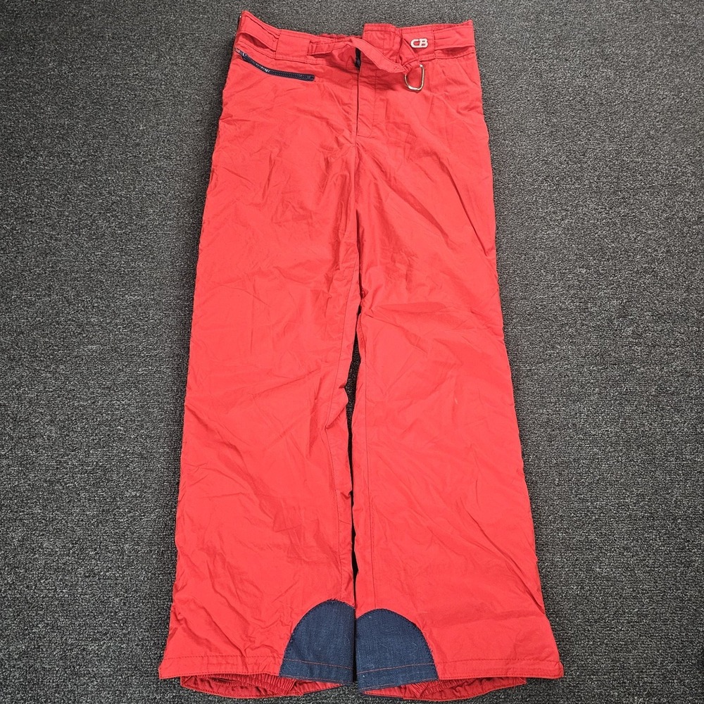 Vintage CB Sports‎ Pants Mens 34 Red Gore-Tex Full Zip Ski Outdoors 90s